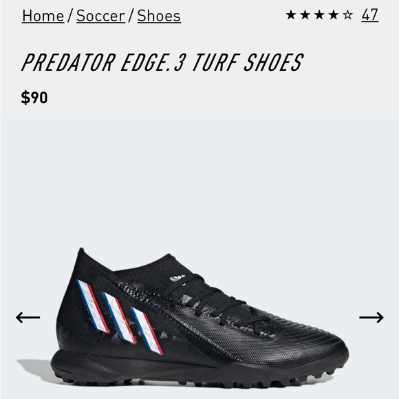 Adidas Predator Edge 3 size M 8.5 or W 9.5 - Picture 5 of 5